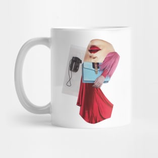 Girl Calling Mug